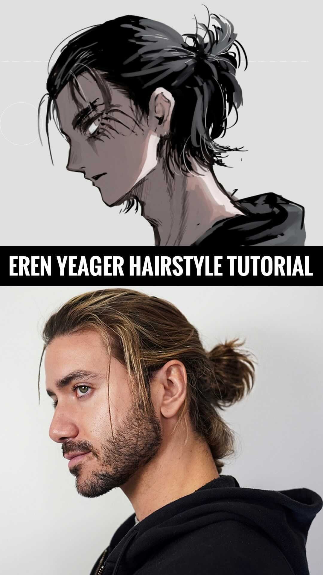 Textured messy bun with soft strands
