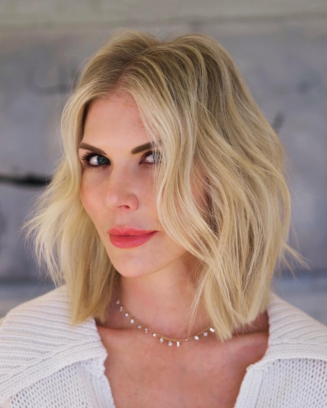 Stylish DIY soft layered lob