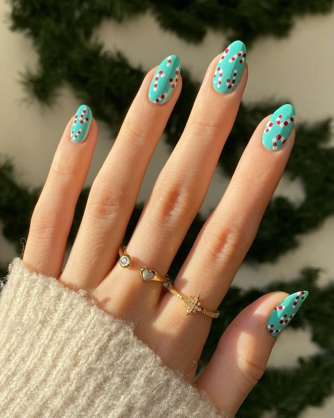 Candy-inspired spring nail art