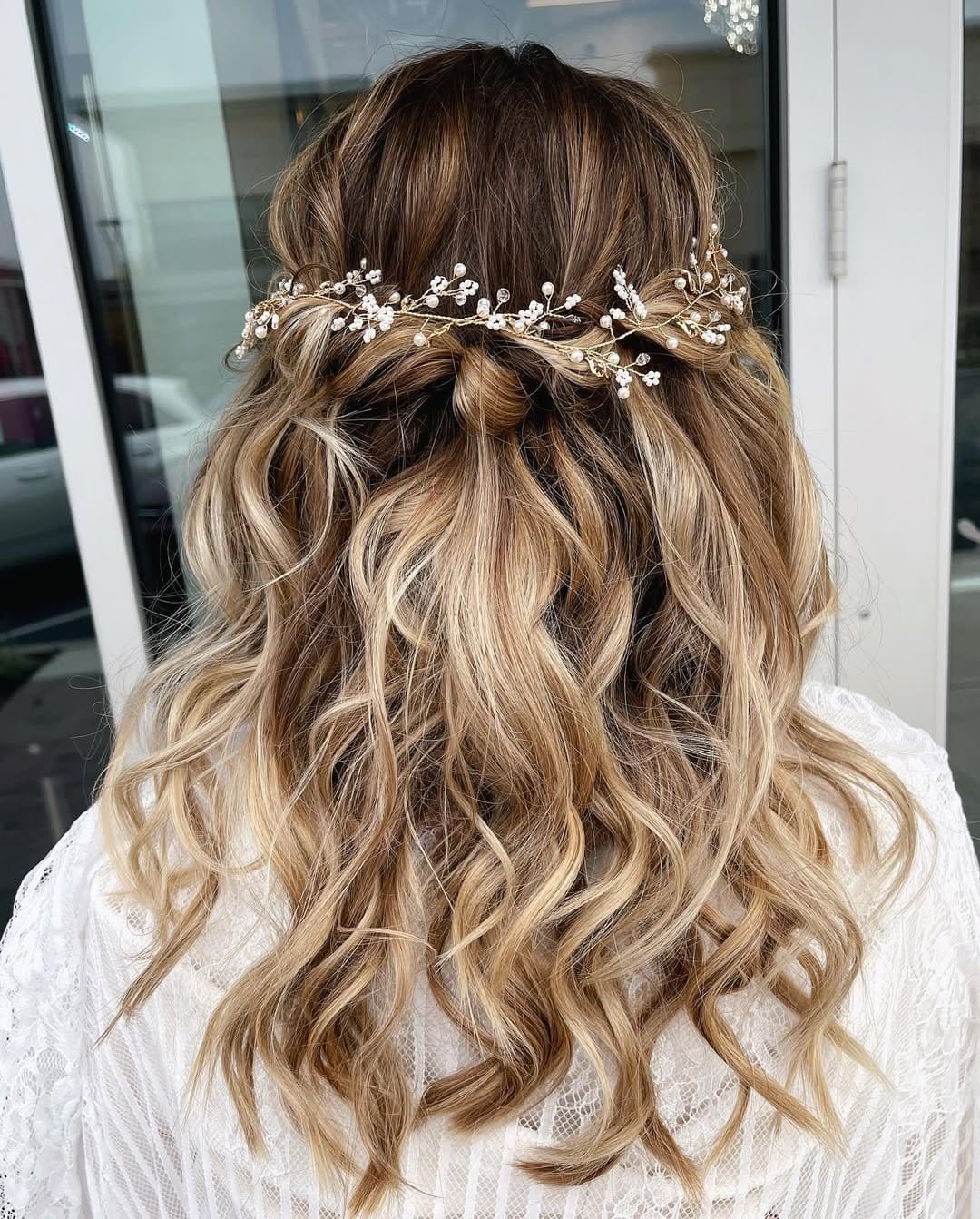 Twisted rope braid crown hairstyle
