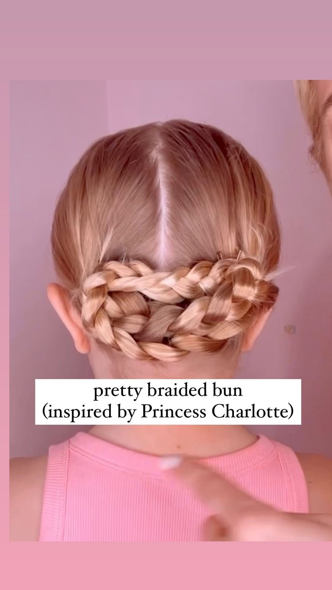 Sophisticated French braid bun with pearls