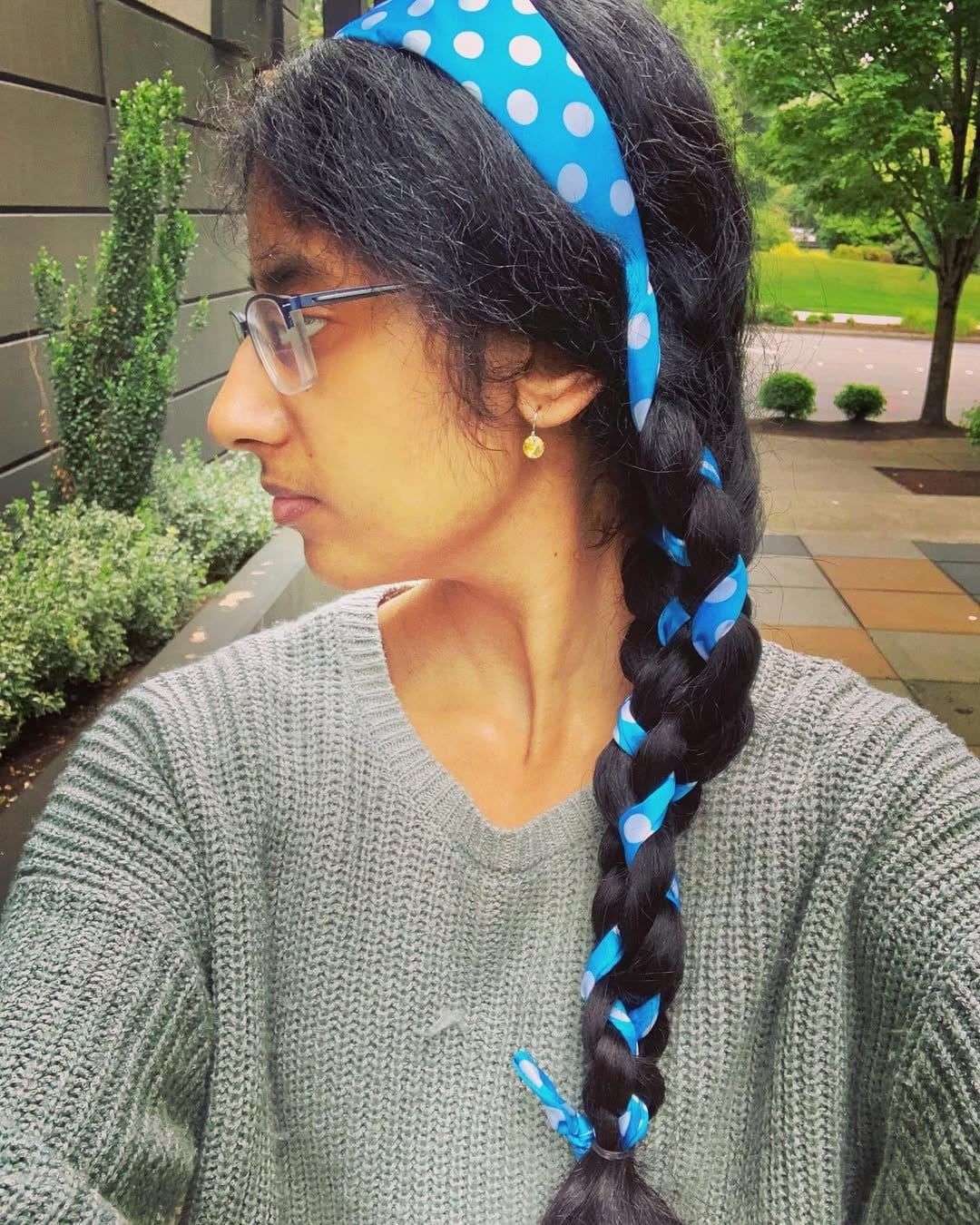 Elegant braided DIY headband