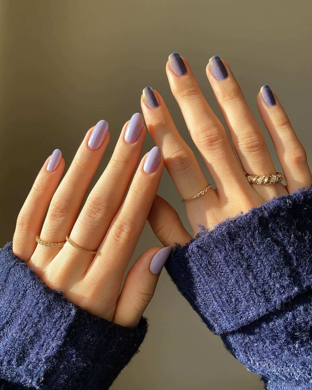 Peony nail art with soft pink and green hues