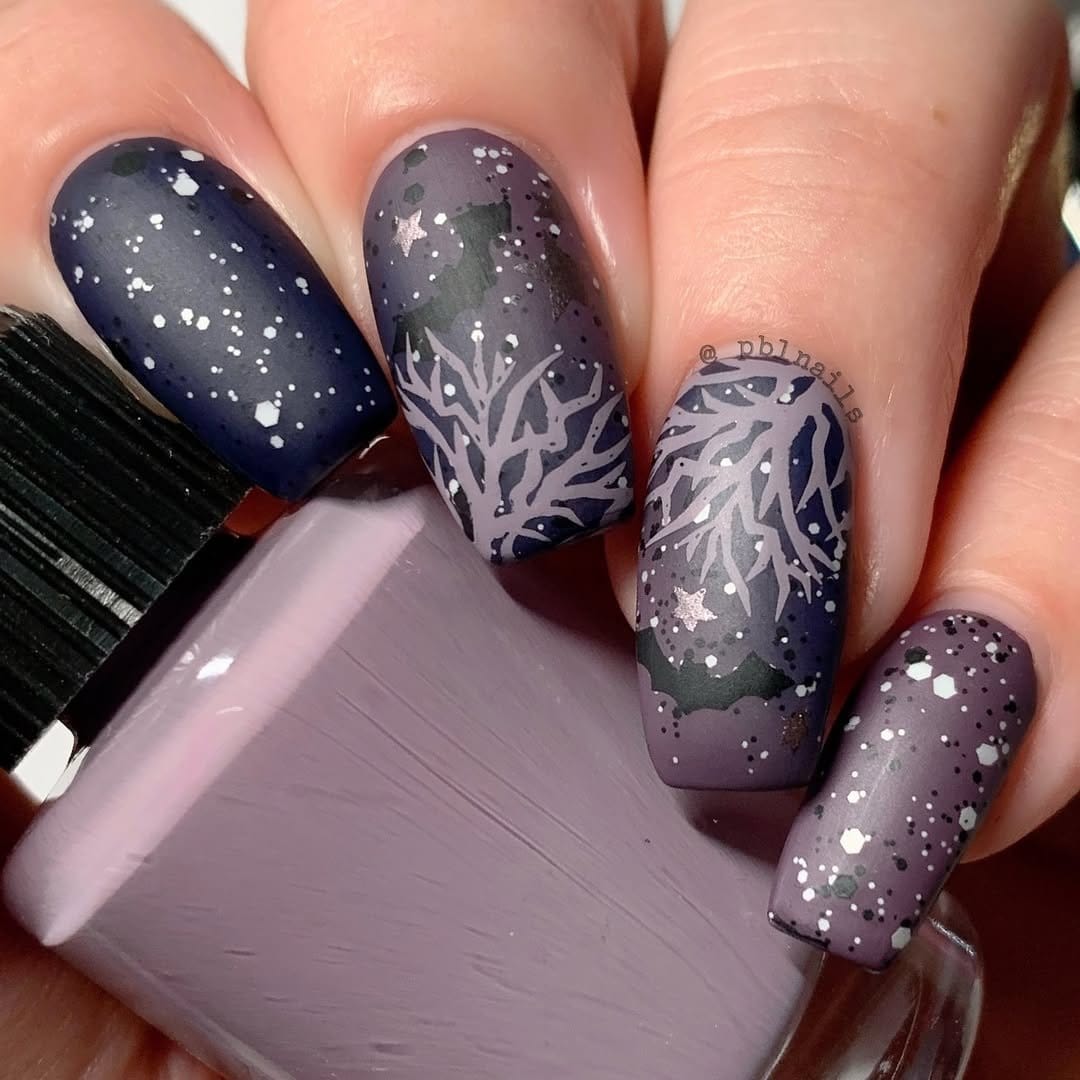 Pastel plaque design nails