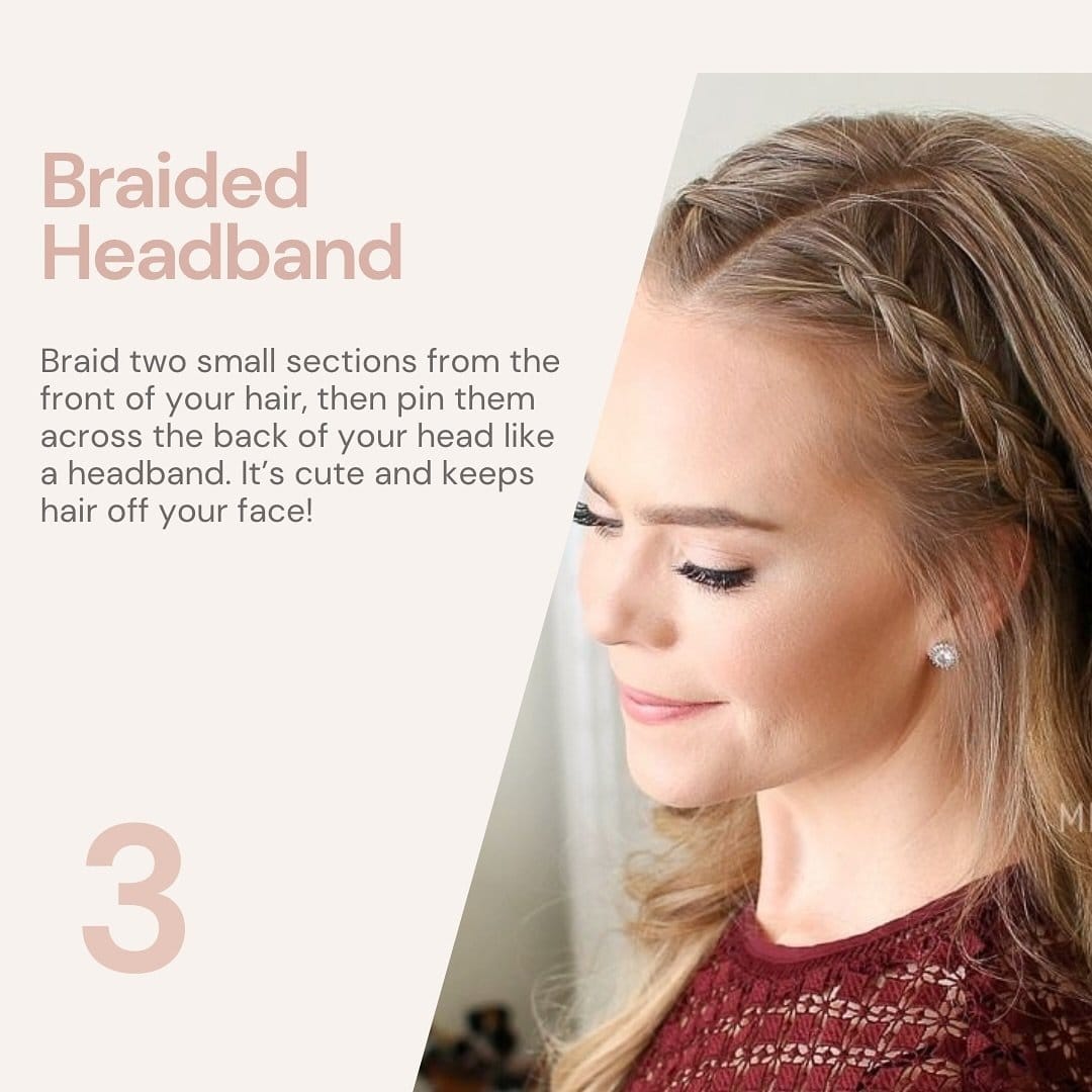 Sleek low ponytail with side twist