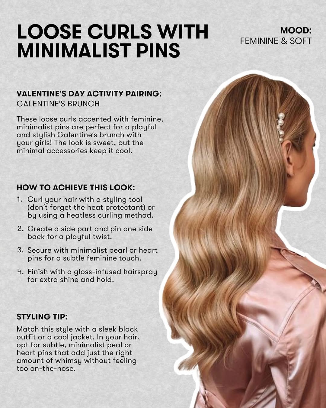 Elegant half-up twisted wavy hairstyle