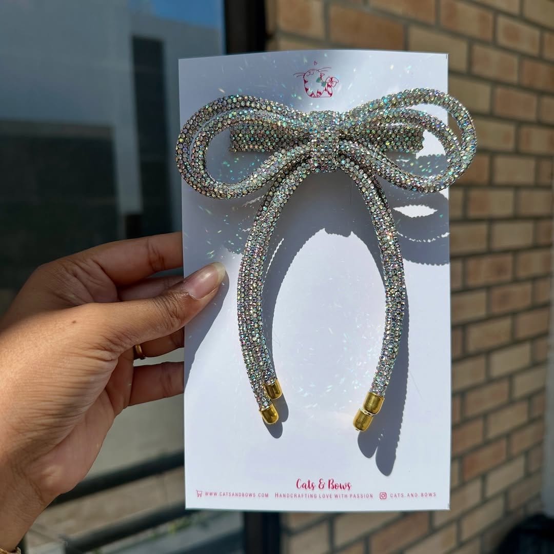 Sparkling crystal DIY headband display