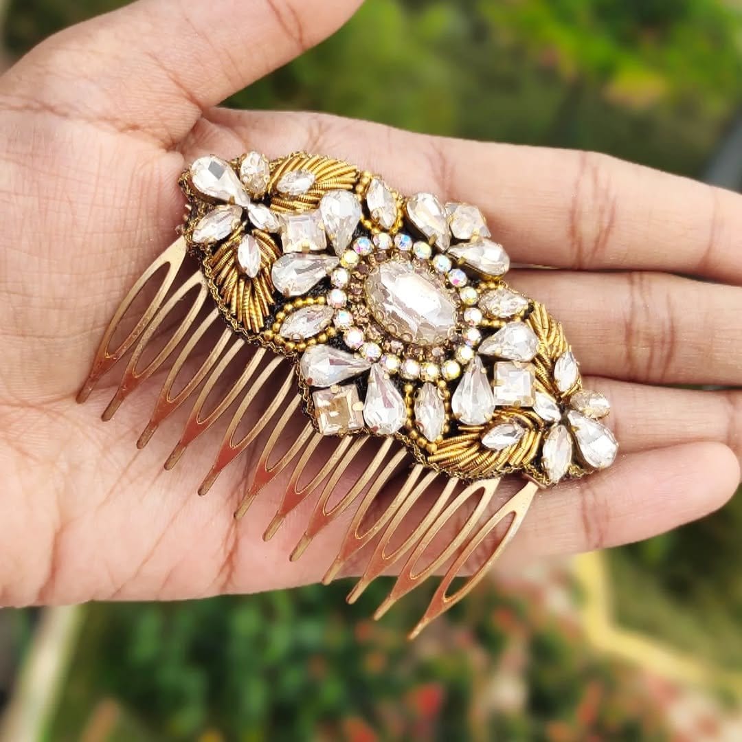 Unique customized charm hair stick