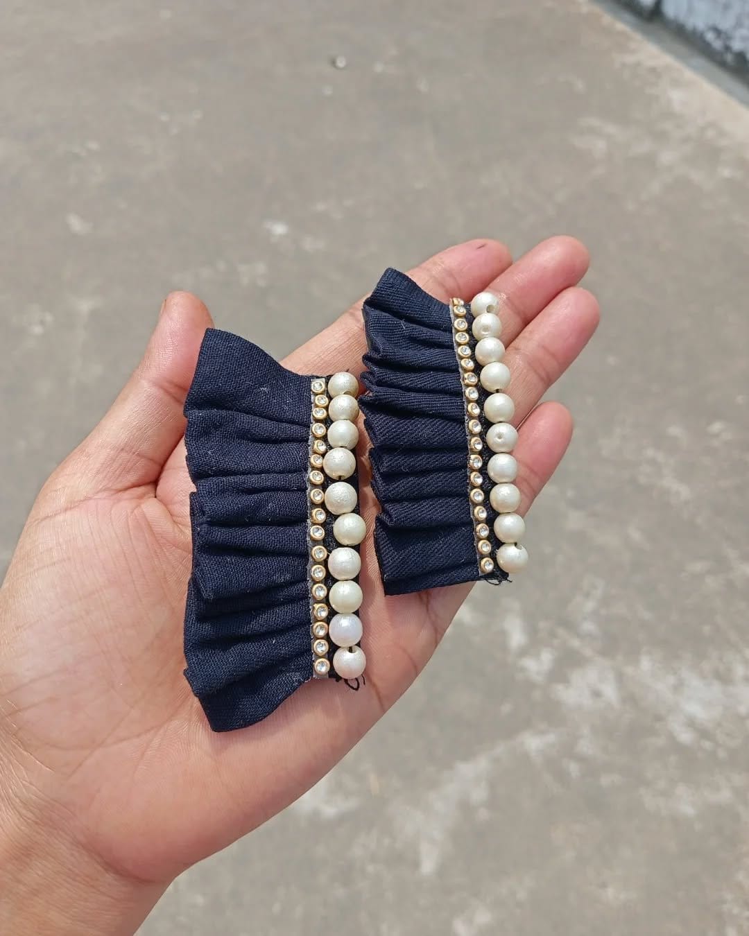 Elegant beaded DIY hair jewelry