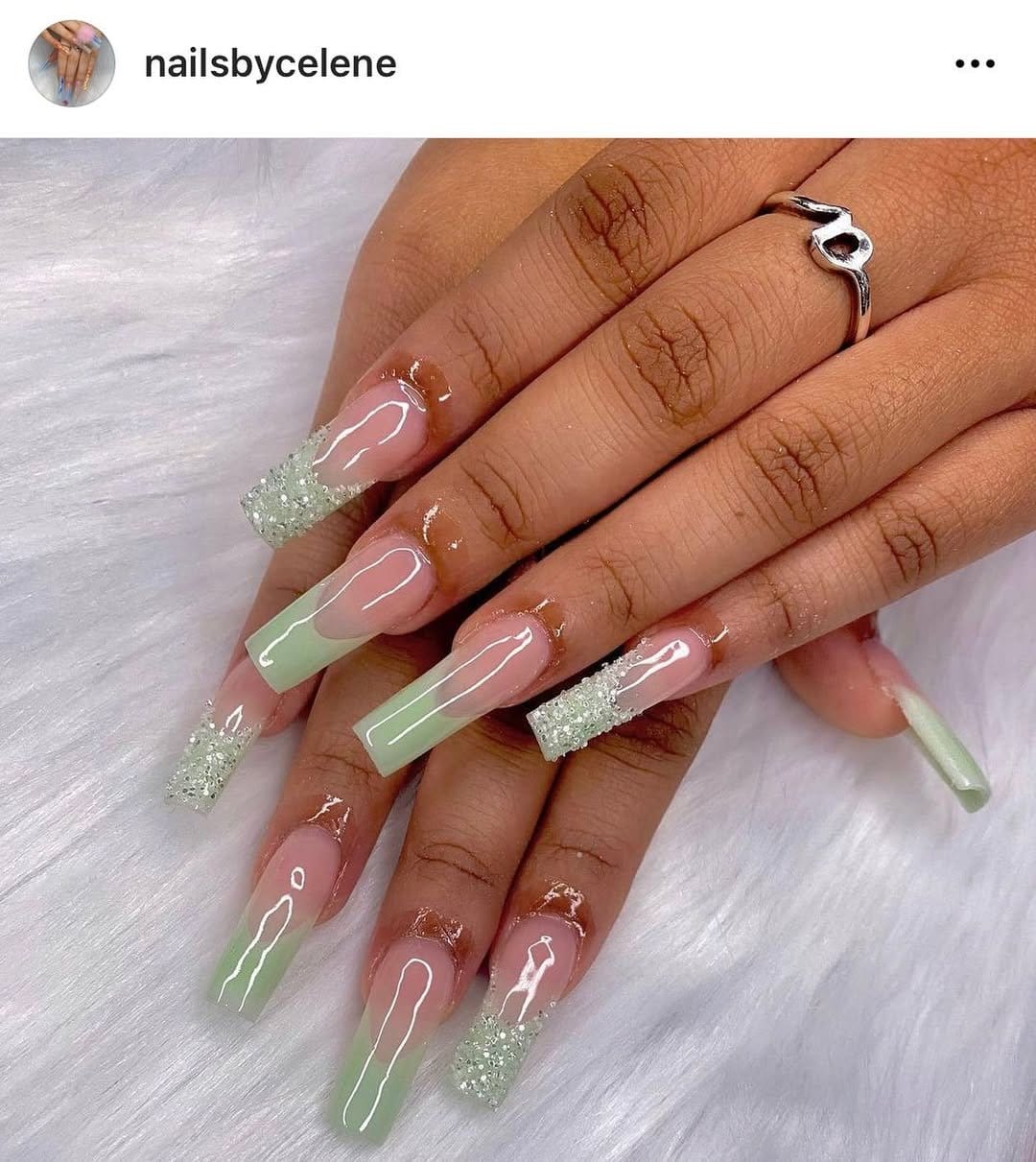 Intricate dahlia nail detail