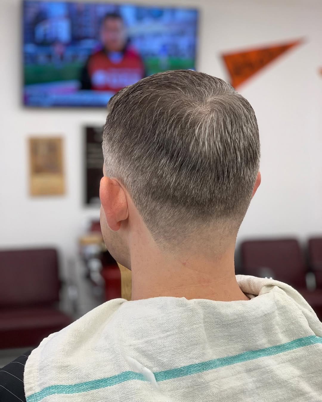Short dreadlocks with tapered sides