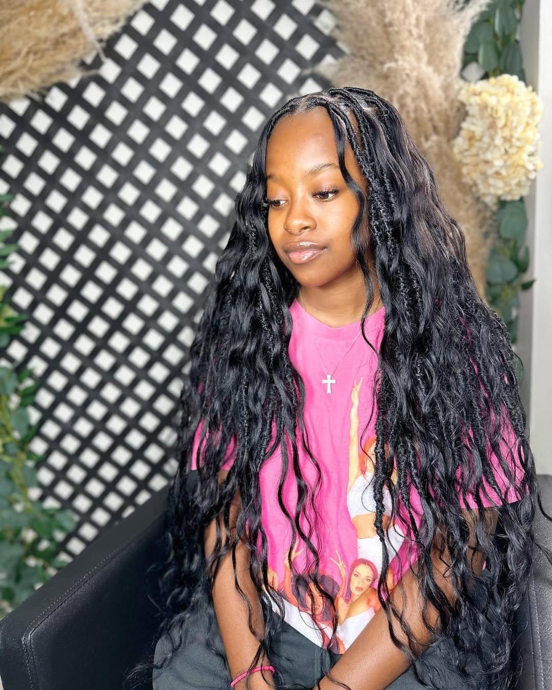 Soft loose wave dreadlocks