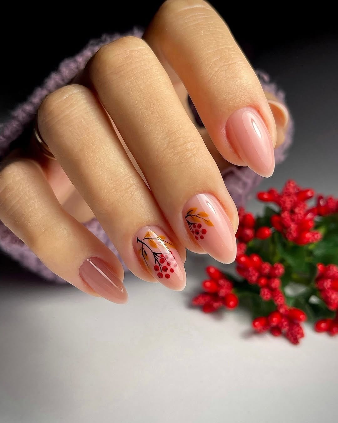 Feather nail art decals