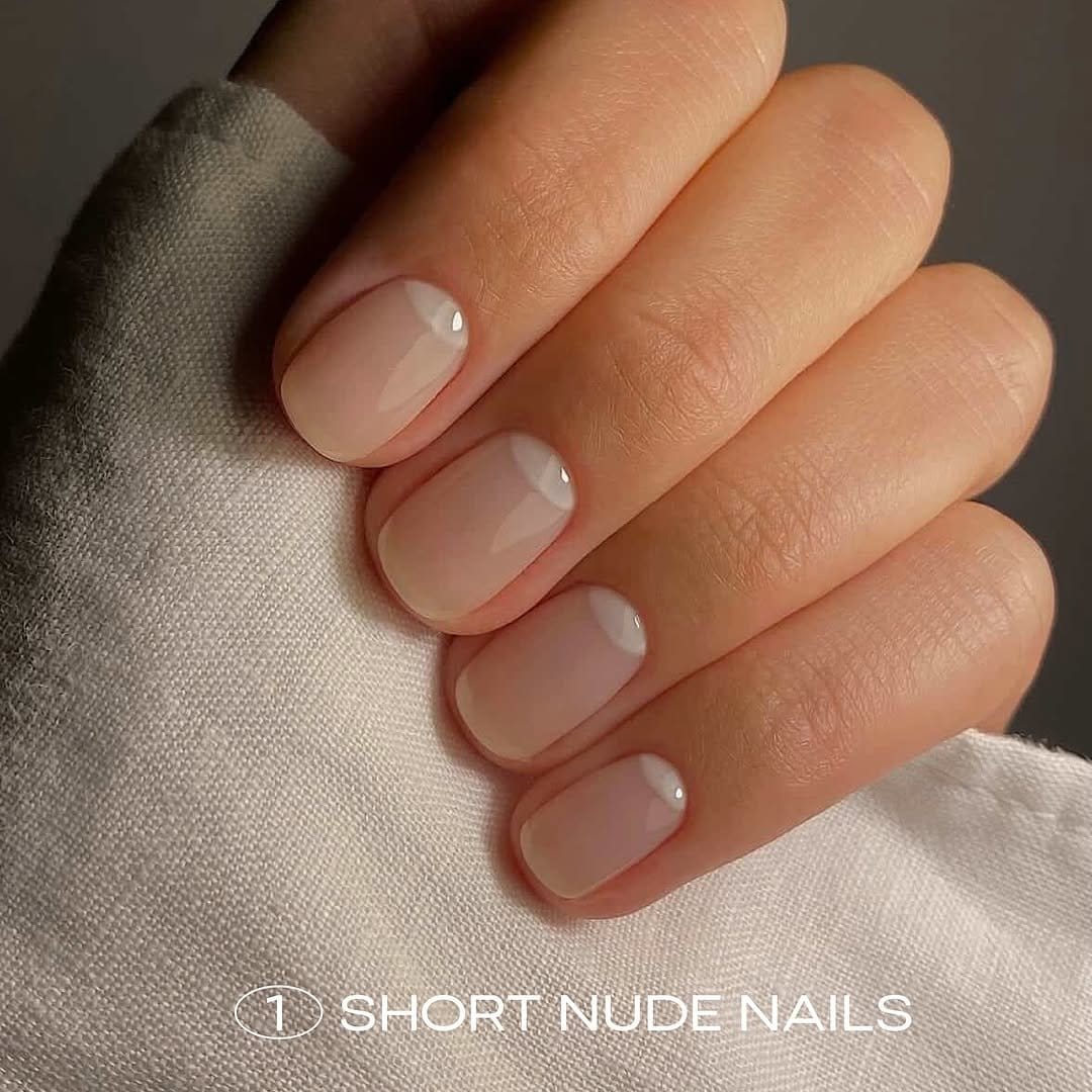 Matte red nails with a smooth finish