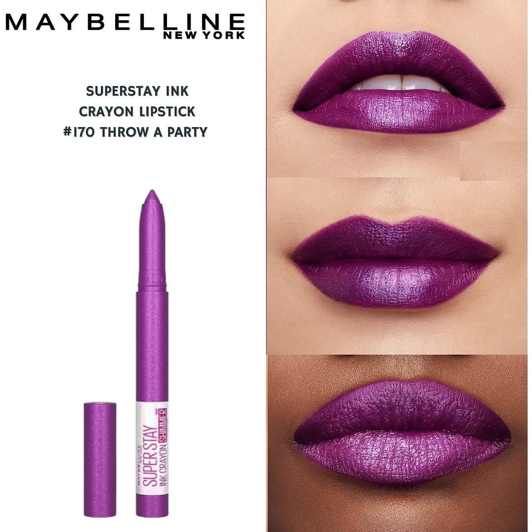 Deep purple lipstick with velvet texture