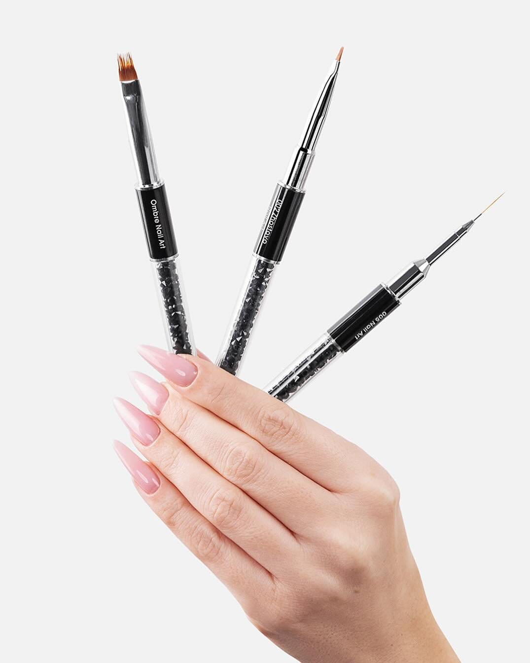 Brush stroke nail art tools