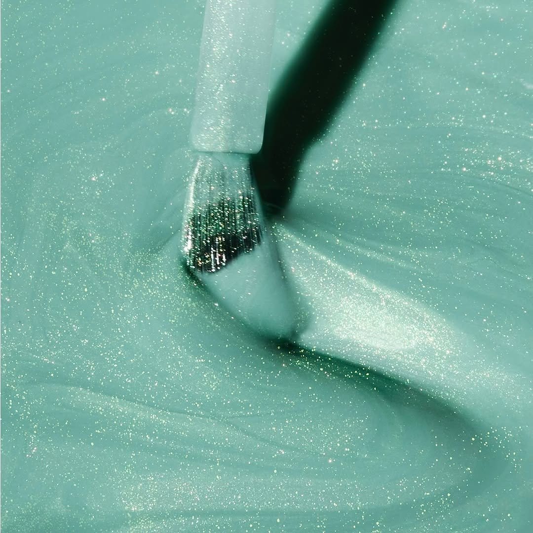 Seafoam green nail polish