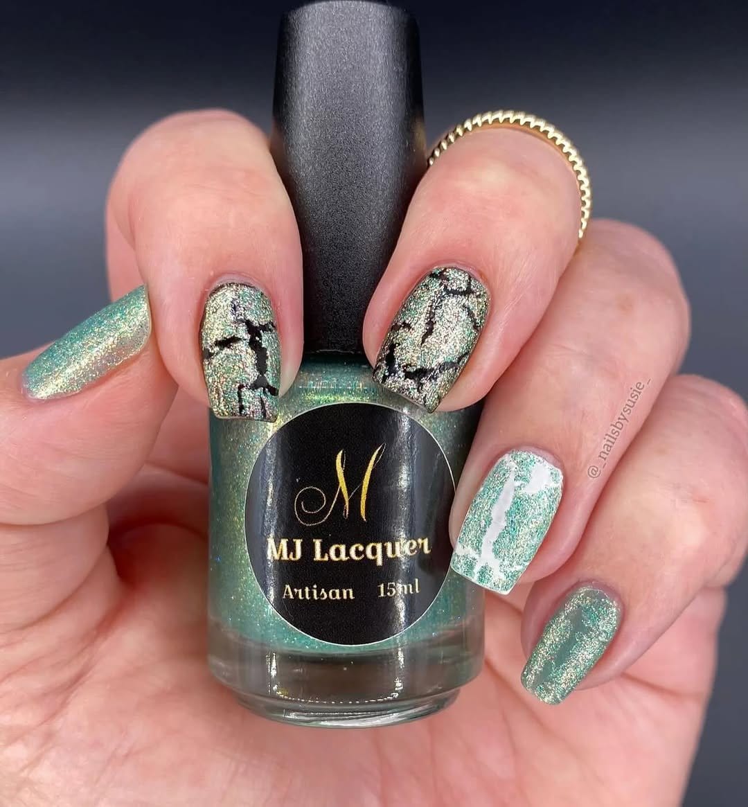 Violets on a deep violet nail background