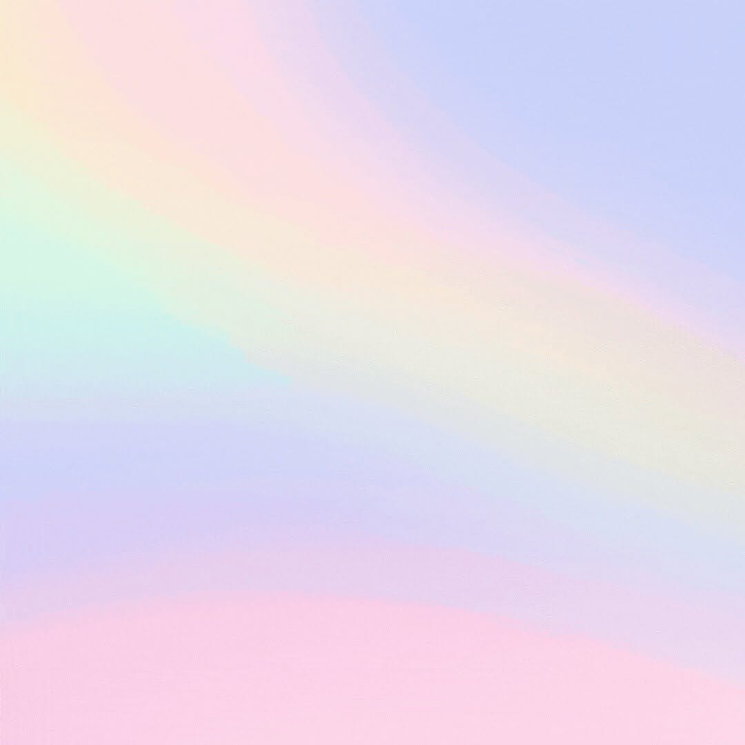 Rainbow gradient with pastel colors