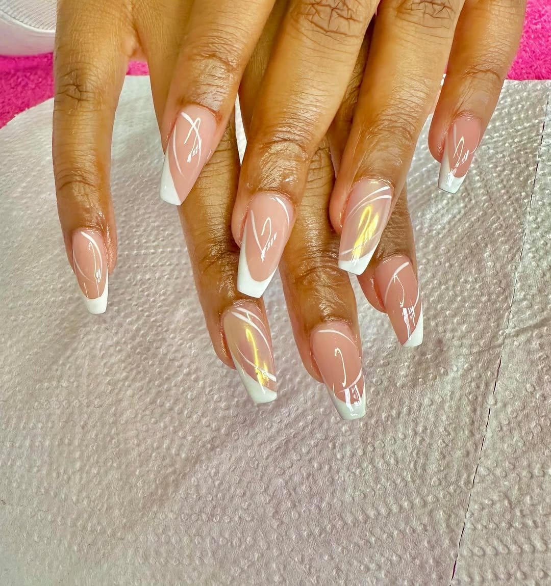 Tiny triangle tip nails