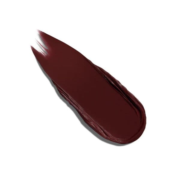 Rich chocolate brown lipstick with cocoa beans
