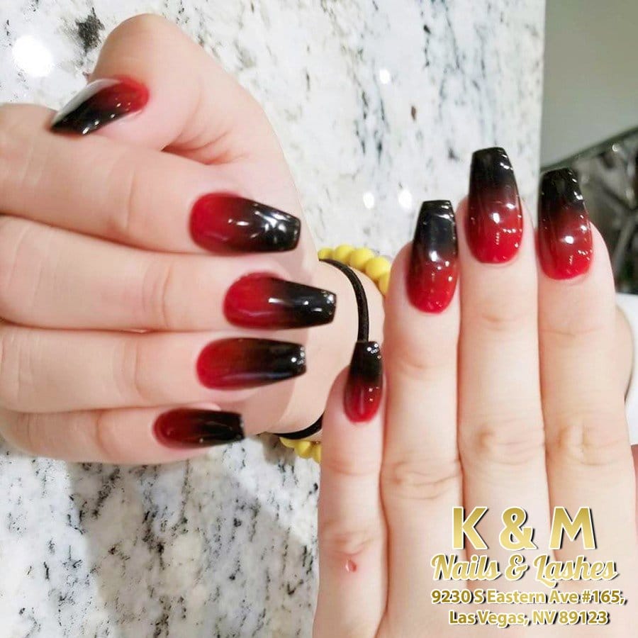25 Stunning Red Ombre Nail Ideas for Spring