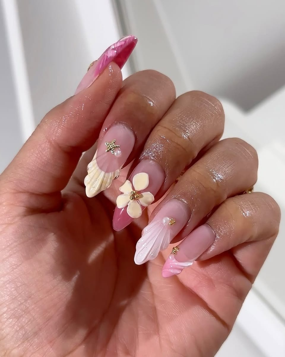 25 Stunning Red and Pink Nail Ideas for Spring
