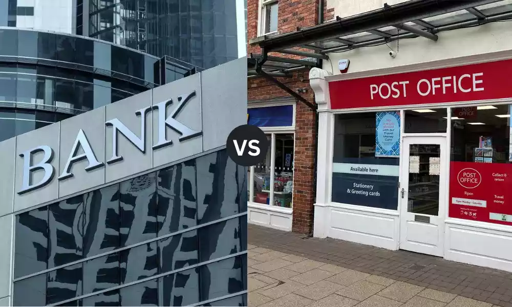 Top 6-Difference Between Bank and Post Office
