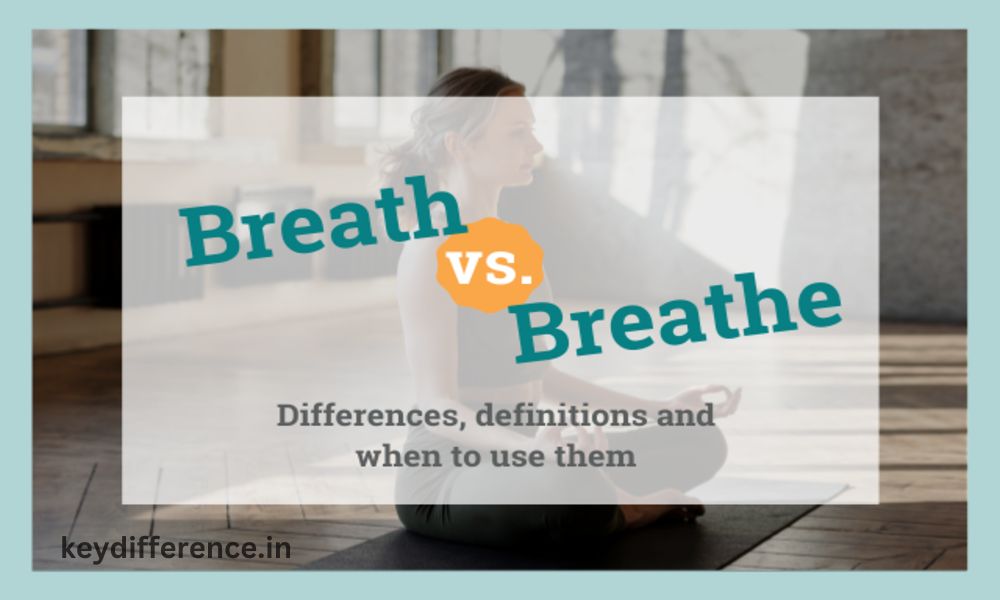 Difference Between Breath and Breathe