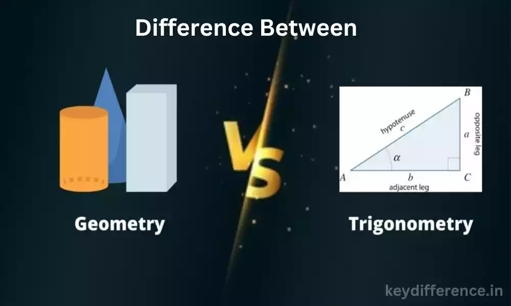 Top 4 Difference Between Geometry and Trigonometry