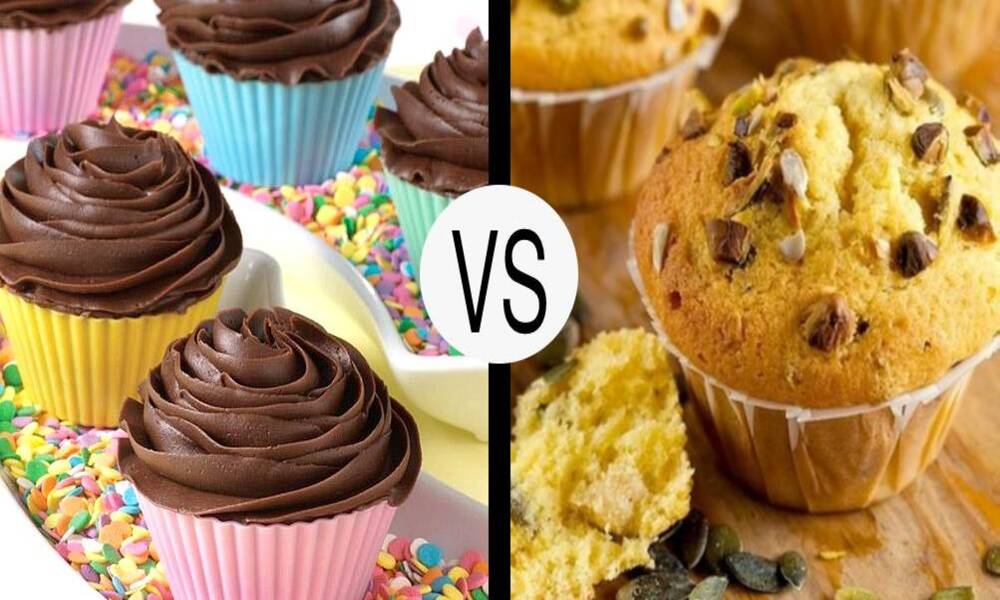 Difference Between Muffin and Cupcakes
