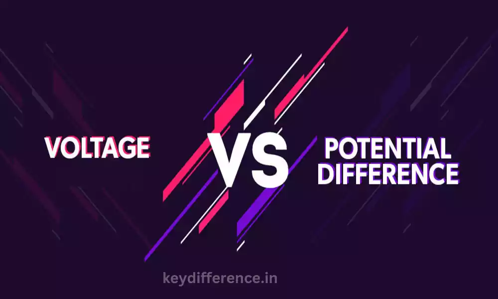 Difference Between Potential Difference and Voltage