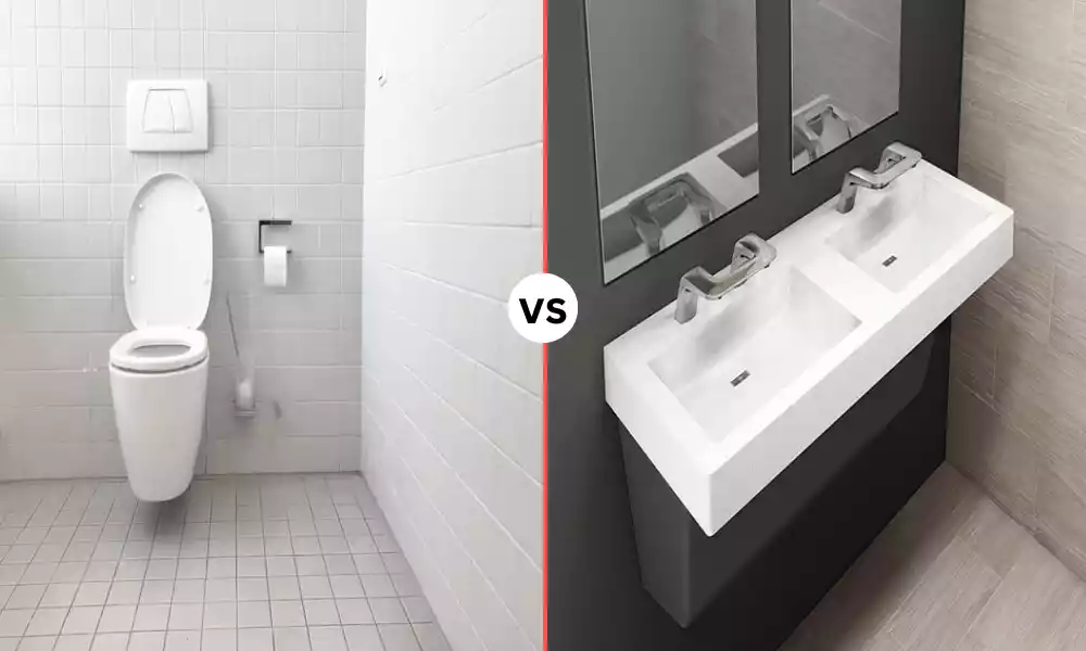 Top 6 Difference Between Toilet and Lavatory