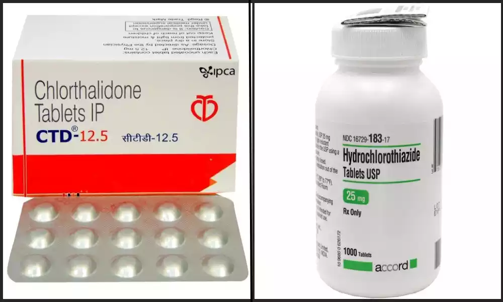 Top 8 Difference Between Hydrochlorothiazide and Chlorthalidone