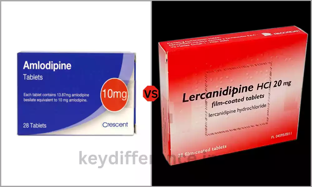 Difference Between Amlodipine and Lercanidipine