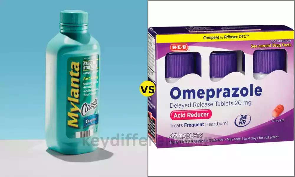 Difference Between Mylanta and Omeprazole