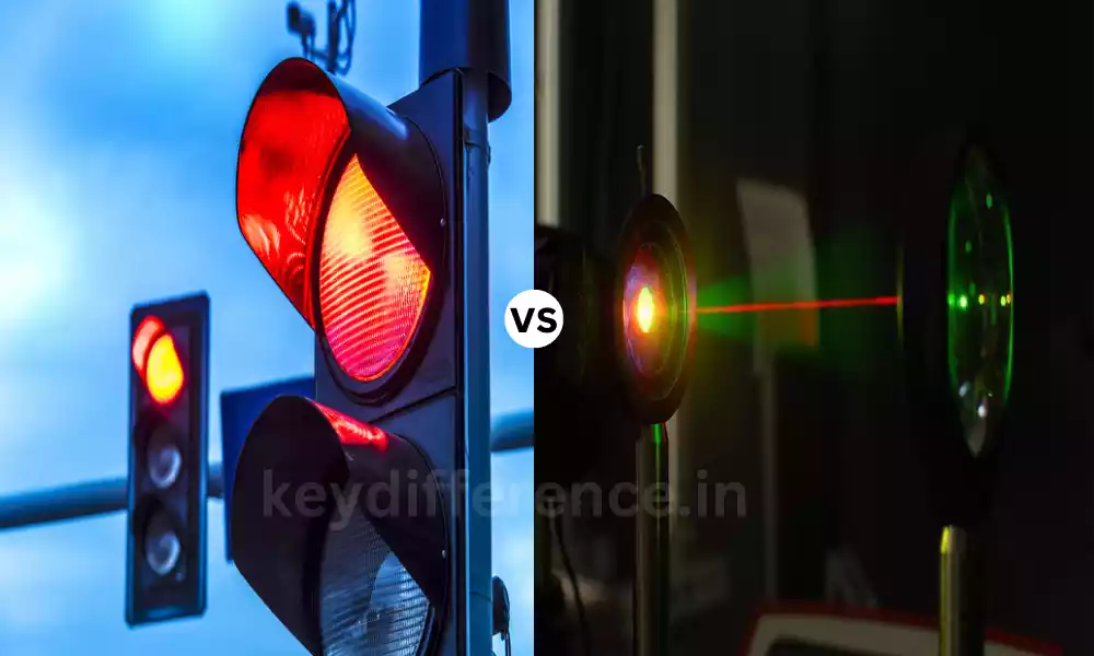 Difference Between Red Light and Infrared