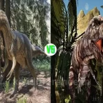 Allosaurus and Tyrannosaurus