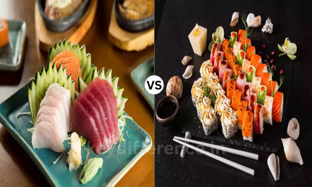 Difference Between Sashimi and Sushi